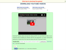 Tablet Screenshot of downloadyoutubevideo.org